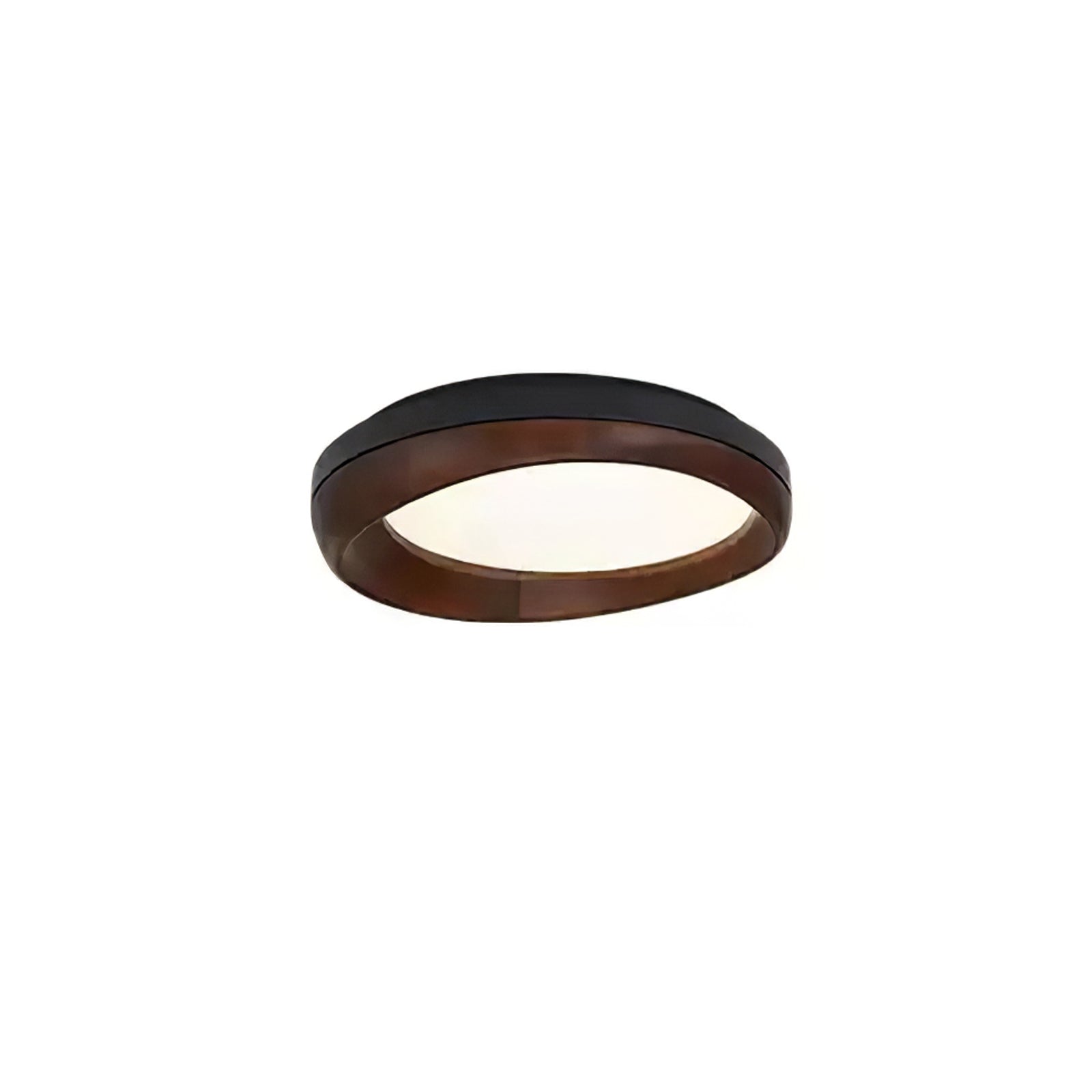 Eurtheara Organic Wood Glass Ceiling Light - Blowlighting
