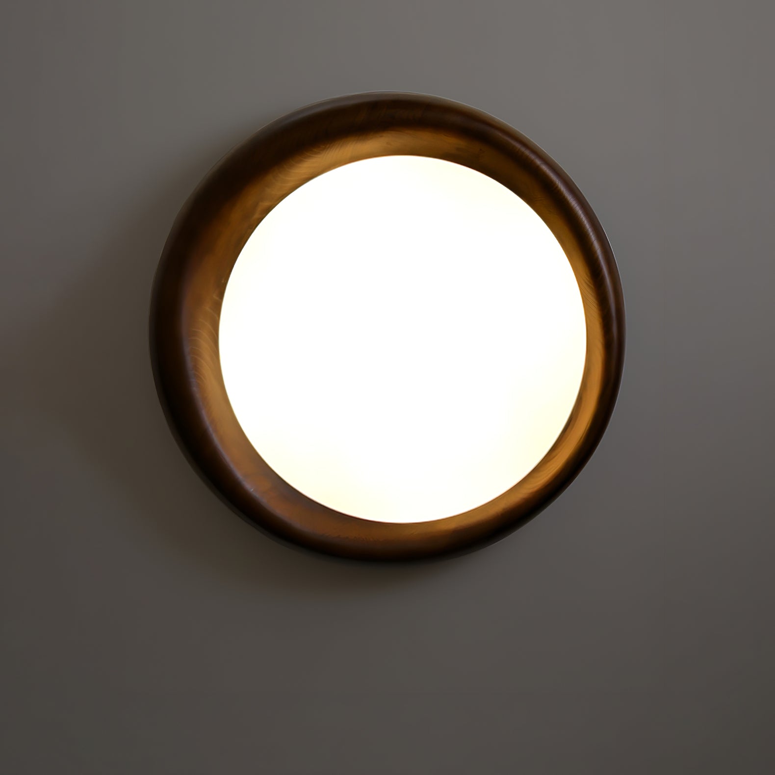 Eurtheara Organic Wood Glass Ceiling Light - Blowlighting