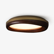 Eurtheara Organic Wood Glass Ceiling Light - Blowlighting