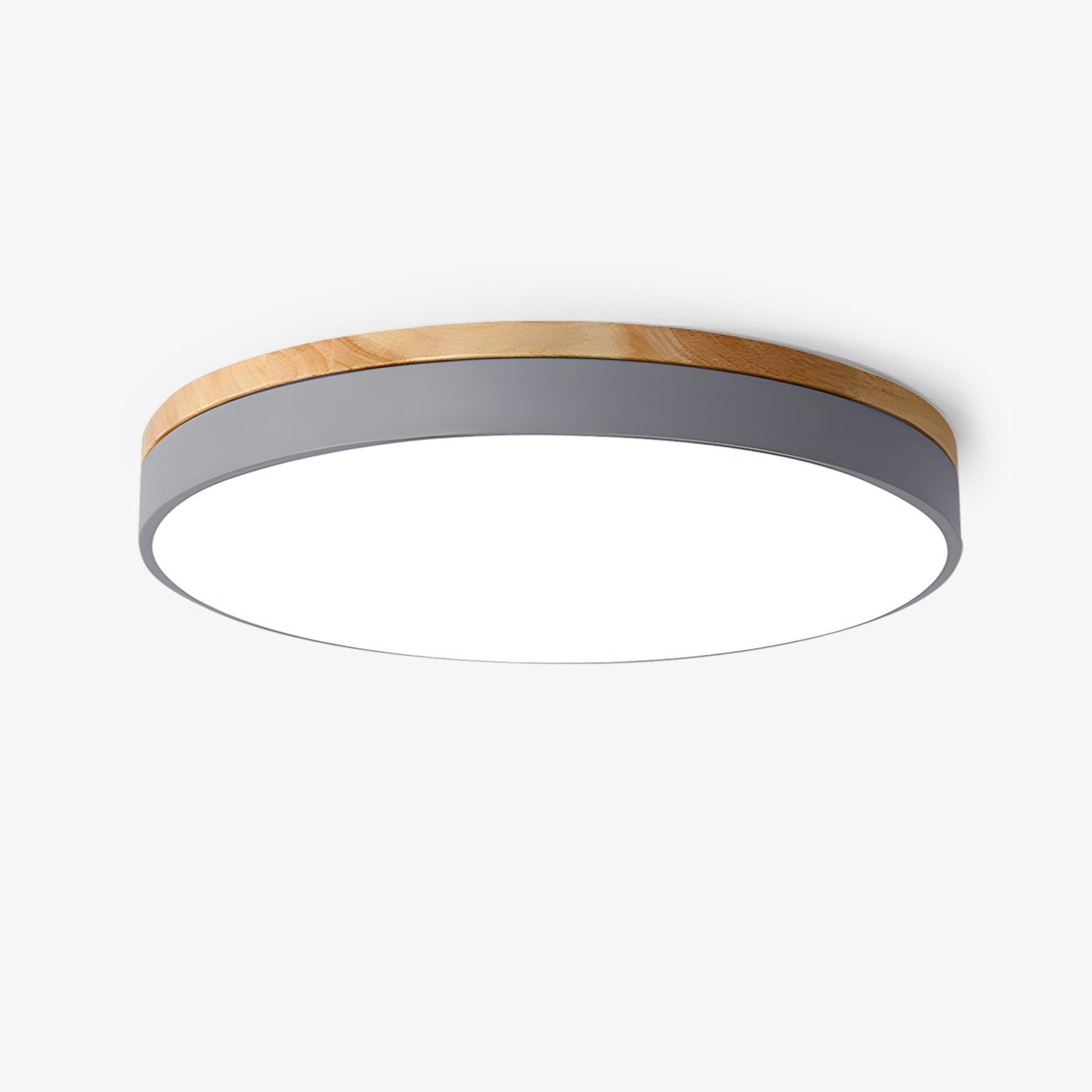 Zara Circular Wood Ceiling Lamp - Blowlighting
