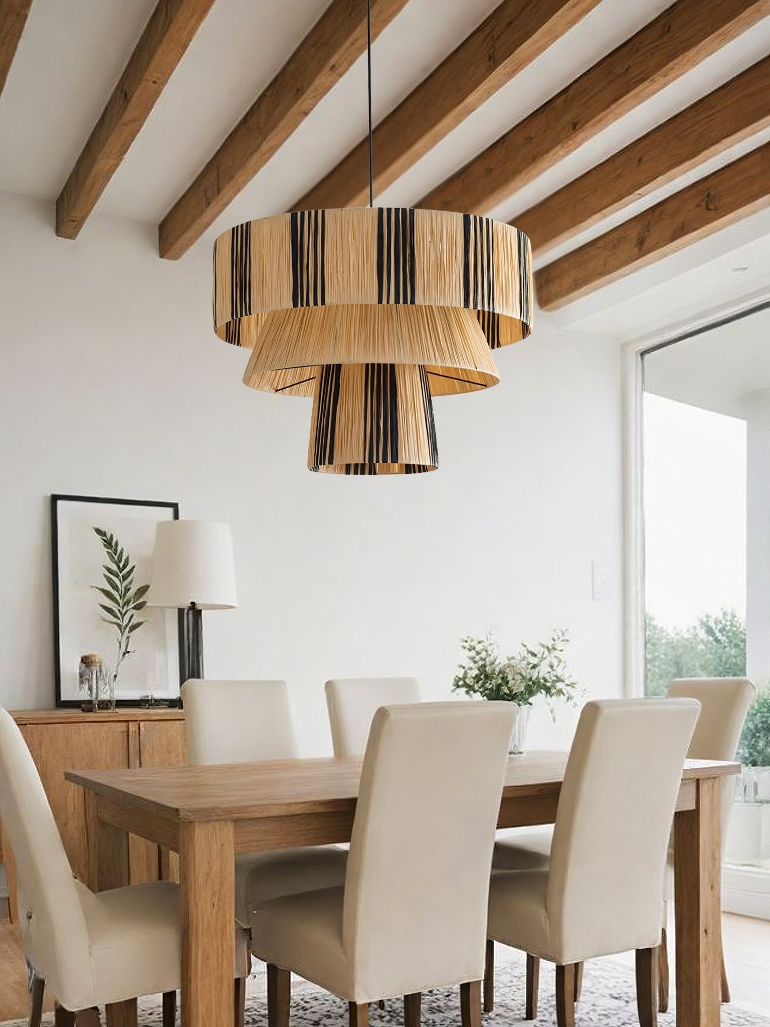 Zarora Raffia Pendant Lamp - Blowlighting