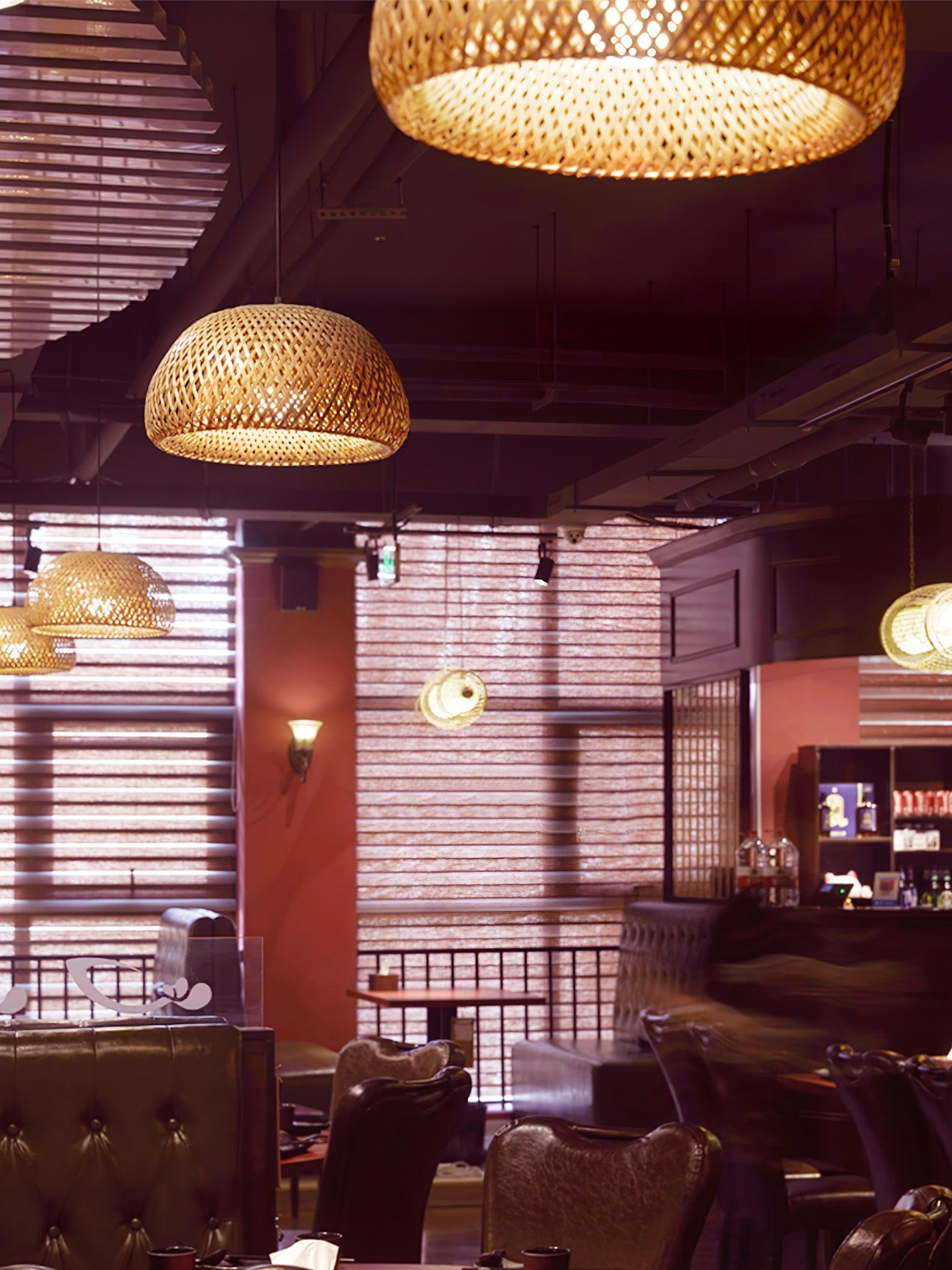 Zenith Bamboo Pendant Light - Blowlighting