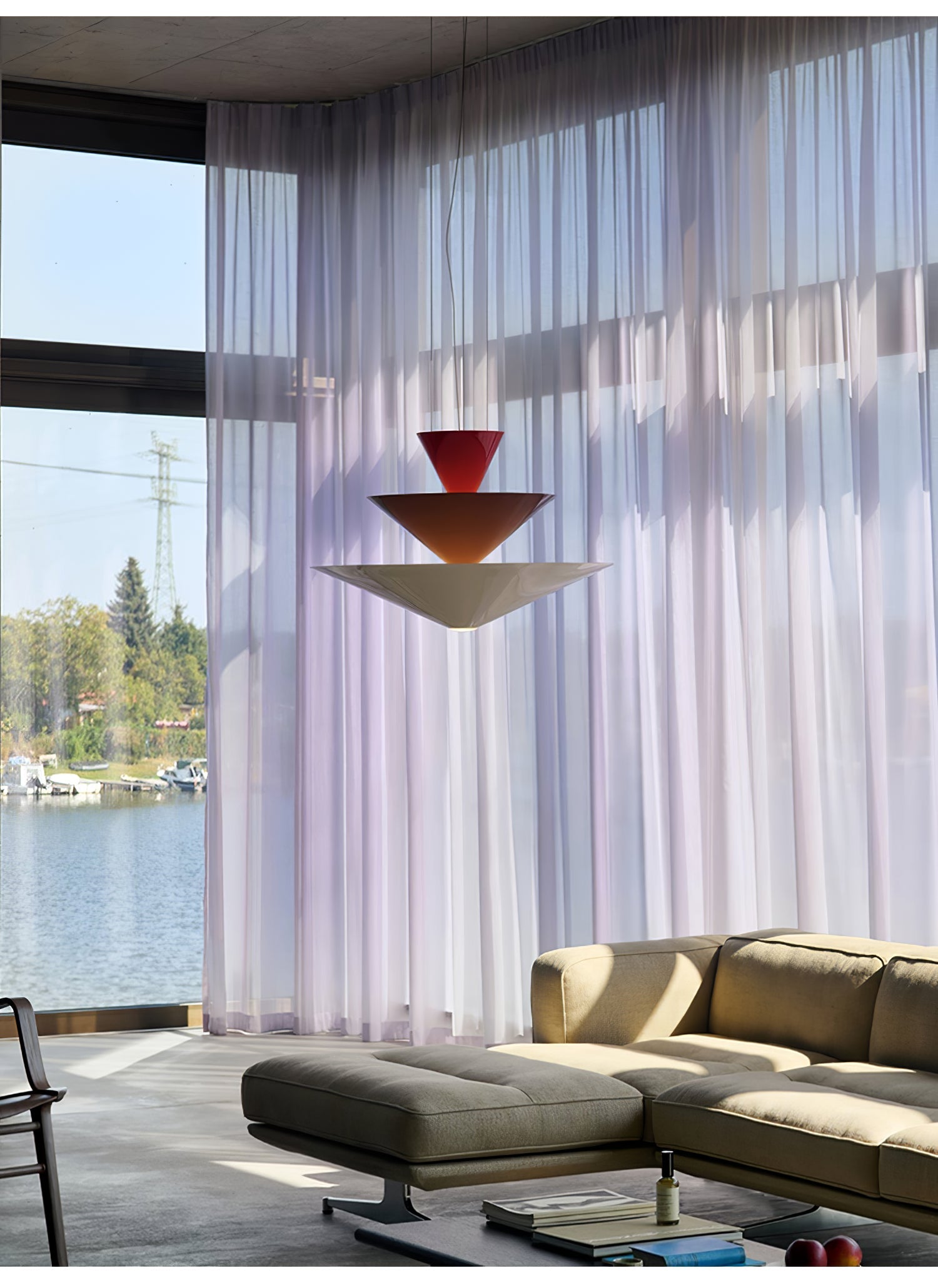 Pyramia Tiered Color Block Pendant Light - Blowlighting