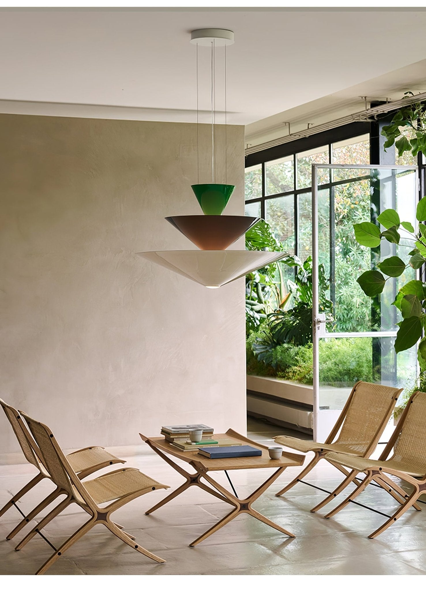 Pyramia Tiered Color Block Pendant Light - Blowlighting