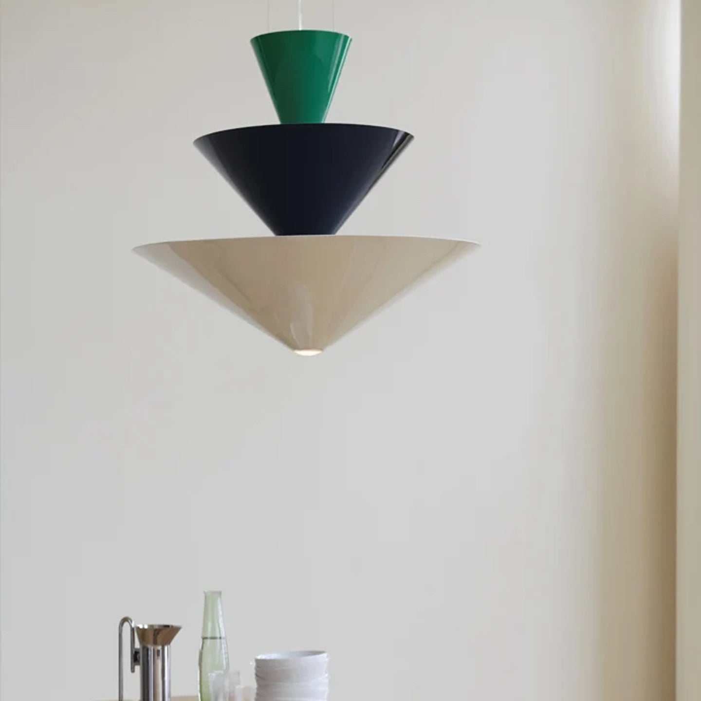 Pyramia Tiered Color Block Pendant Light - Blowlighting