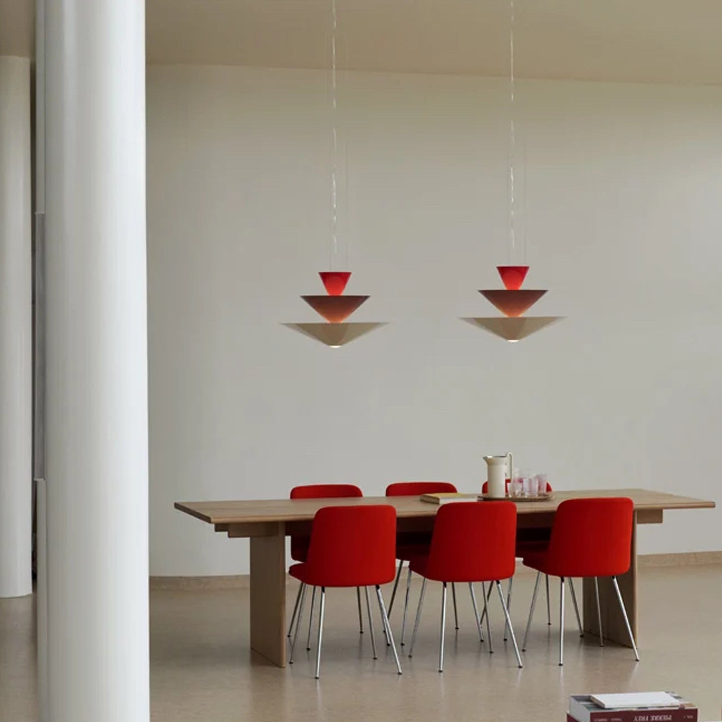 Pyramia Tiered Color Block Pendant Light - Blowlighting