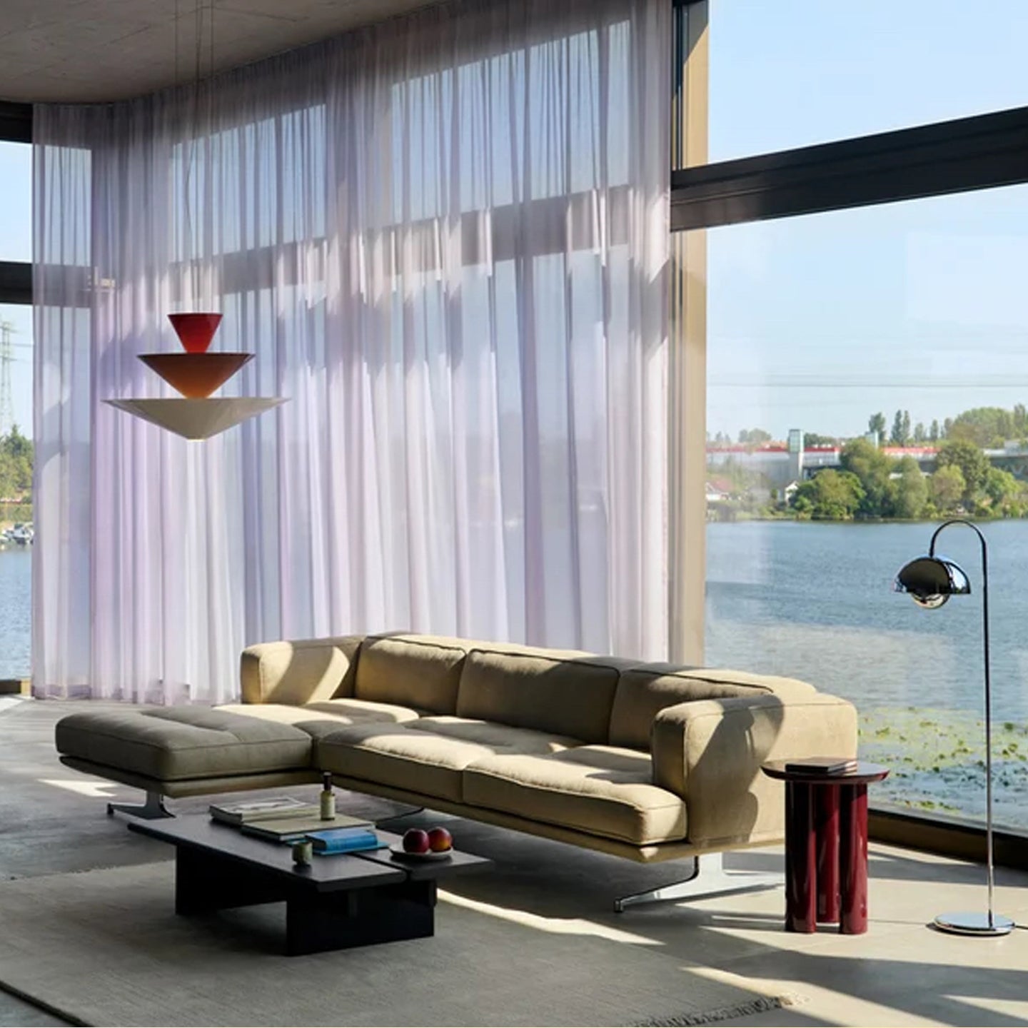 Pyramia Tiered Color Block Pendant Light - Blowlighting