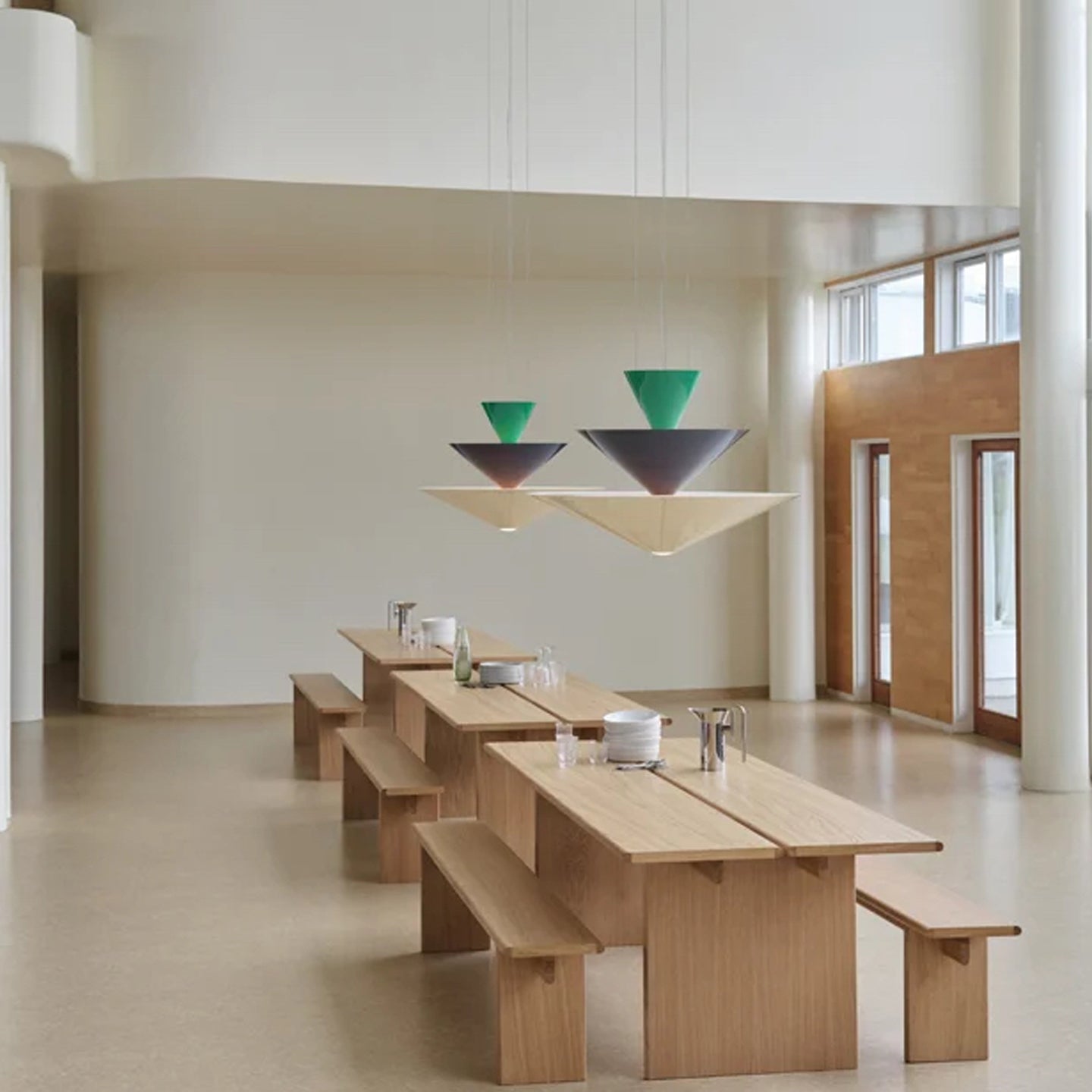 Pyramia Tiered Color Block Pendant Light - Blowlighting