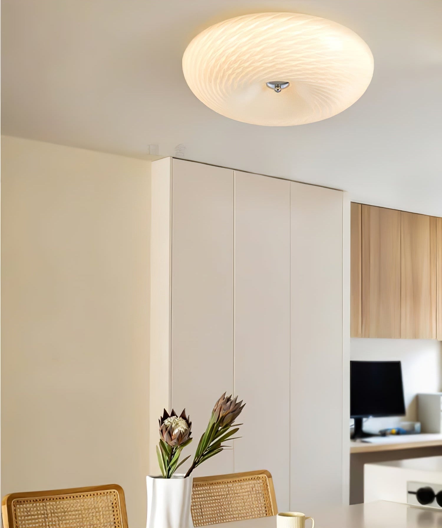 Whirlpool Glass Ceiling Light - Blowlighting