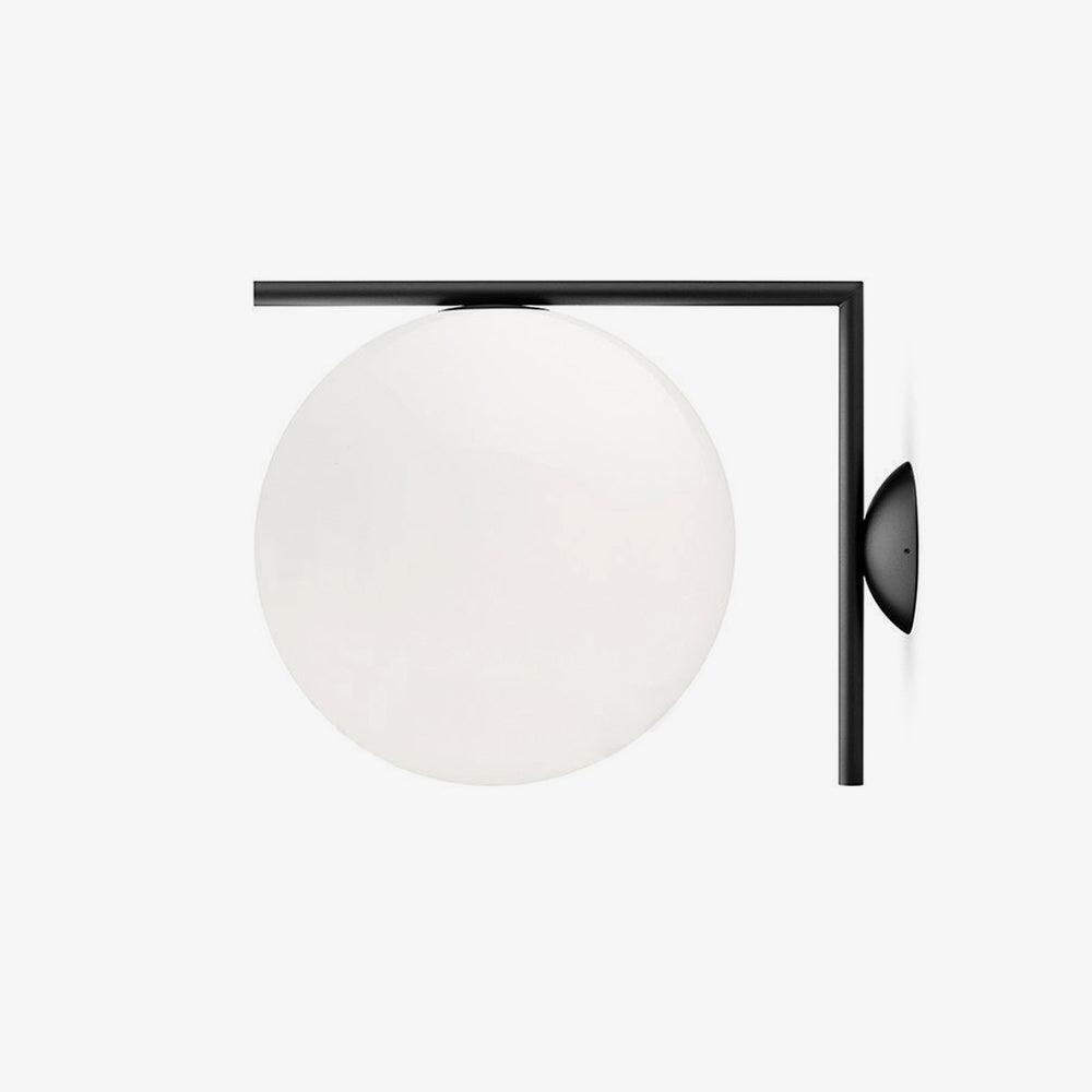 Blown Glass Opal Glass Wall Lamp - Blowlighting