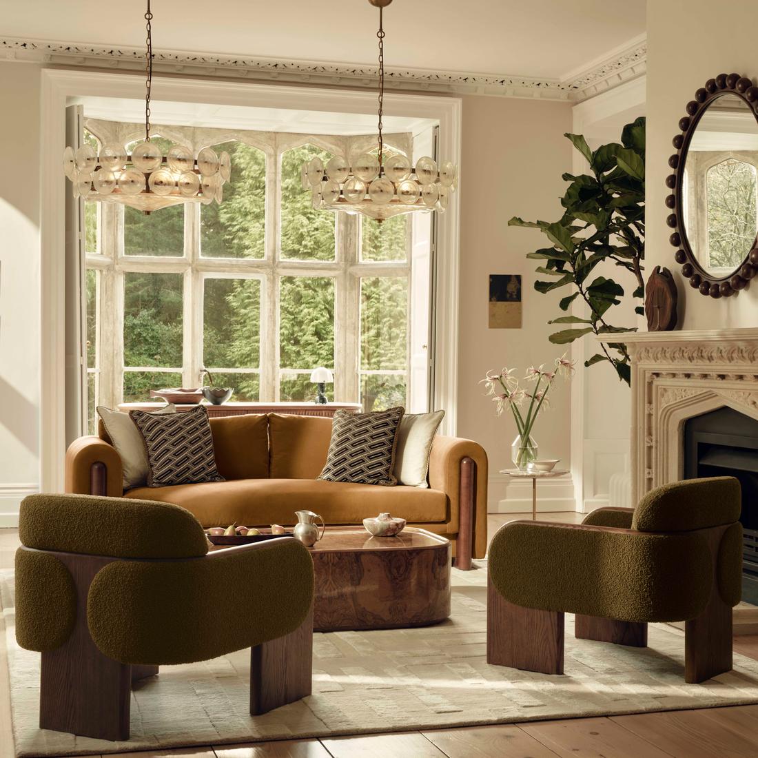 Aurora Chandelier Murano Glass Disc Vintage - Blowlighting