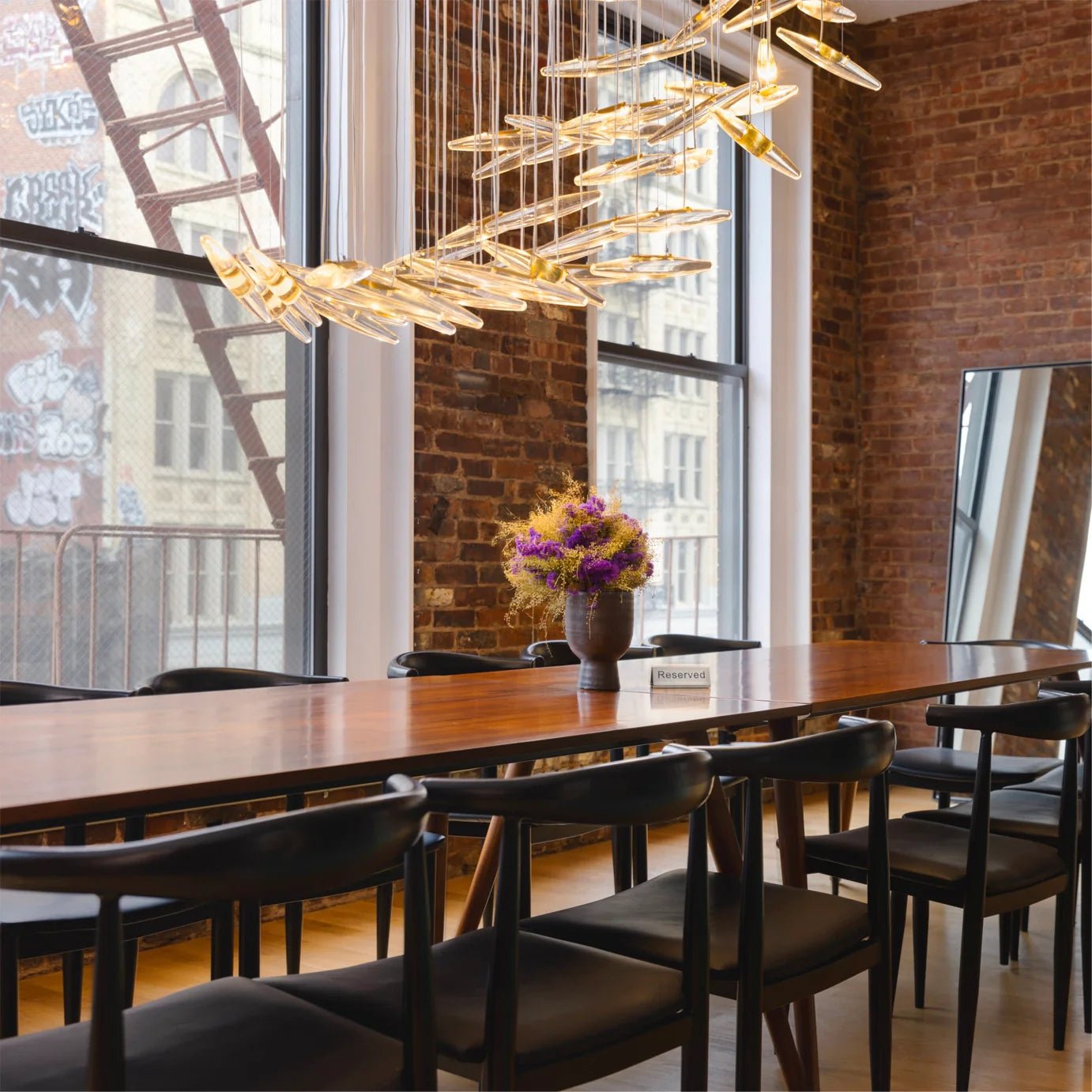 Moonlight Whispers Chandelier - Blowlighting