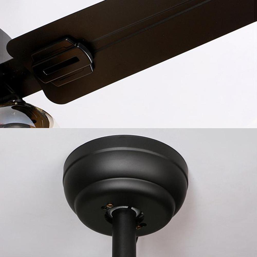 Black Vintage Ceiling Fan Light - Blowlighting