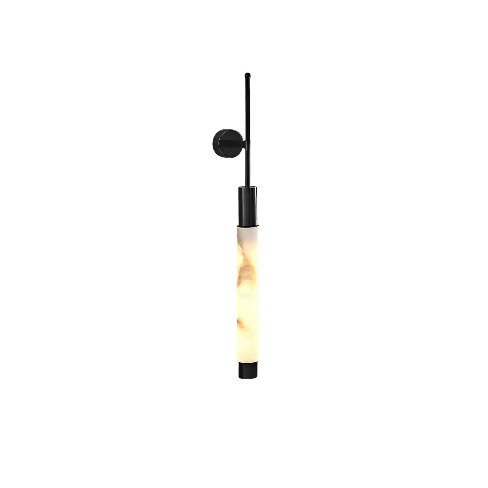 Veyra Minimalist Alabaster Wall Light - Blowlighting