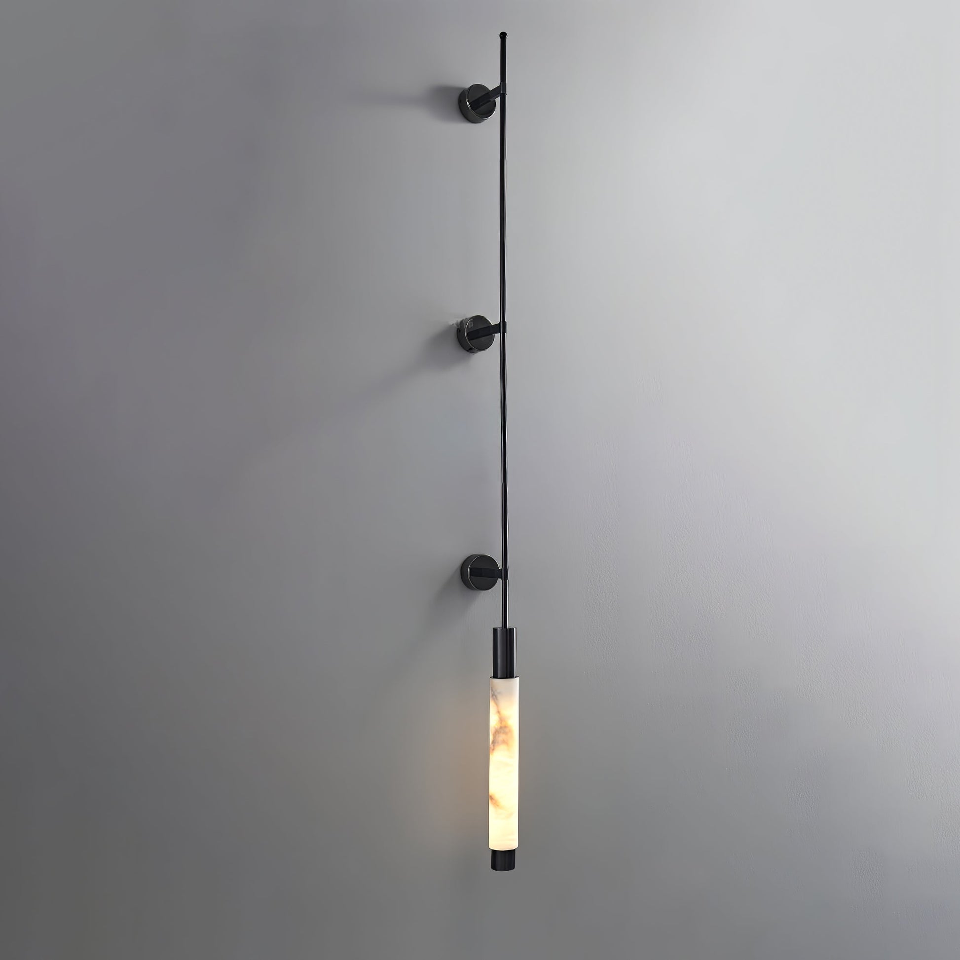Veyra Minimalist Alabaster Wall Light - Blowlighting