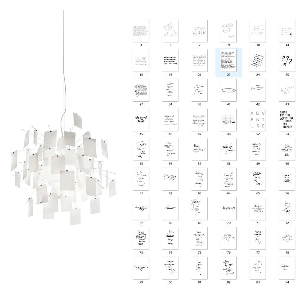 Paper Chandelier - Blowlighting