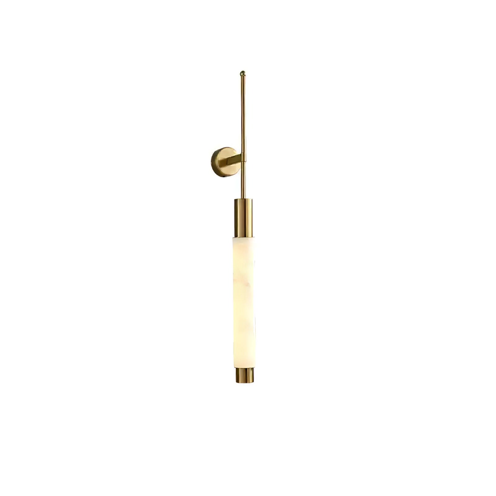 Veyra Minimalist Alabaster Wall Light - Blowlighting