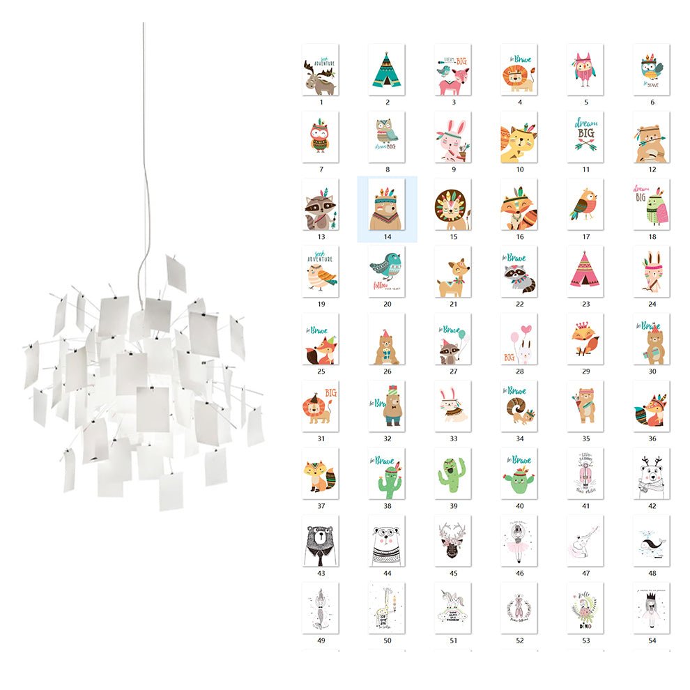 Paper Chandelier - Blowlighting