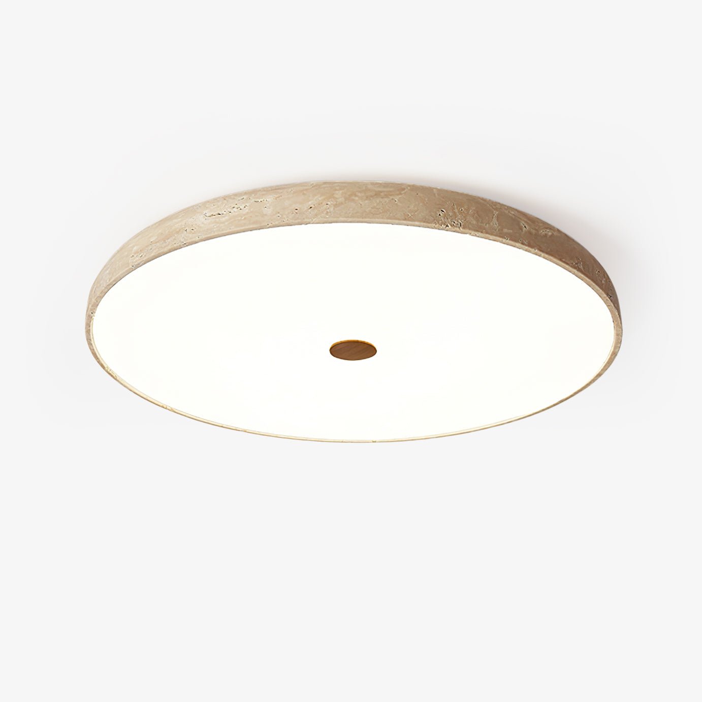 Orzoror Minimalist Travertine Ceiling Light - Blowlighting