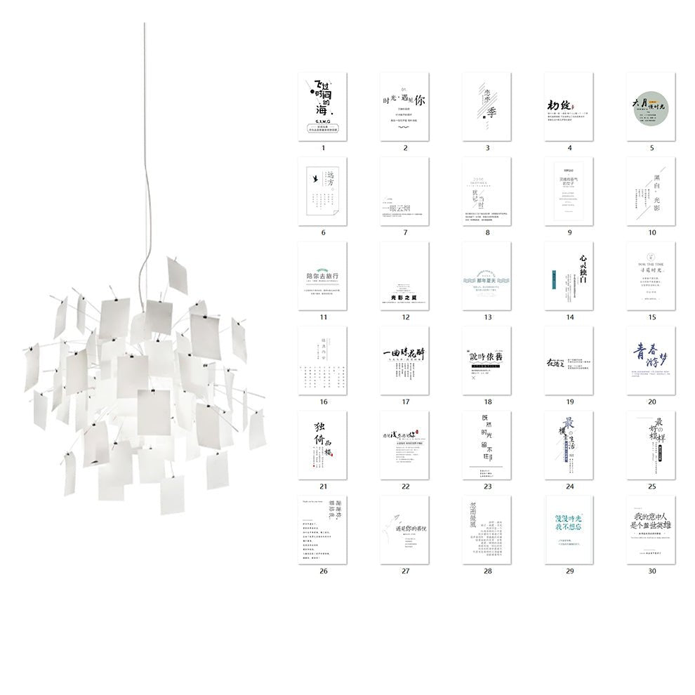 Paper Chandelier - Blowlighting