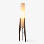 Tripod Walnut Floor Lamp - Blowlighting