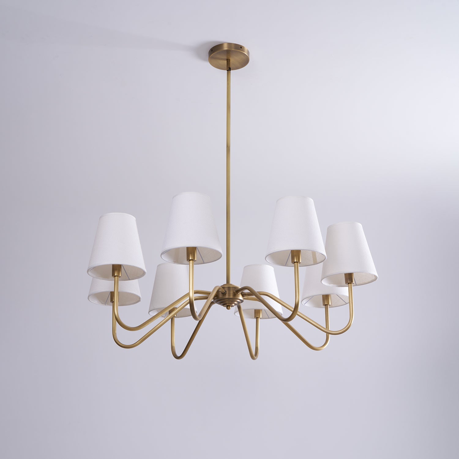 Opaluxe Brass Chandelier - Blowlighting
