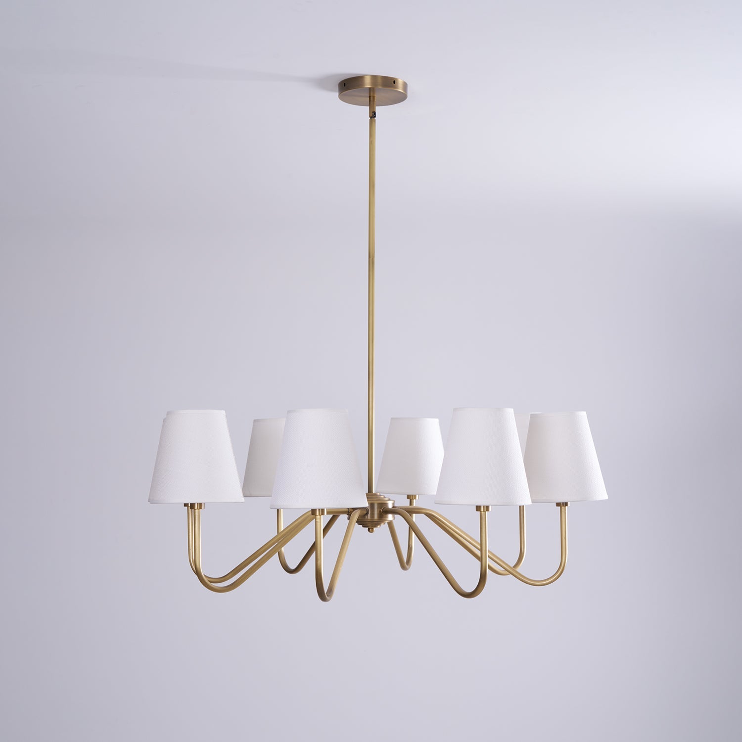 Opaluxe Brass Chandelier - Blowlighting