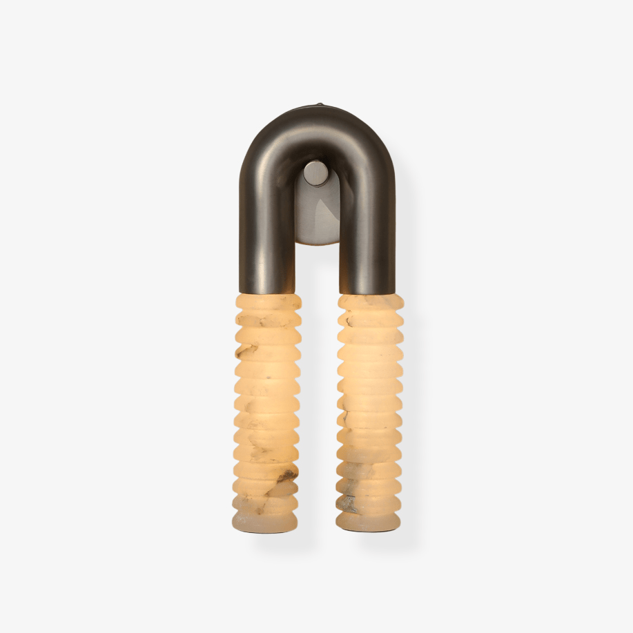 Arc Ridge Alabaster Wall Sconce - Vakkerlight