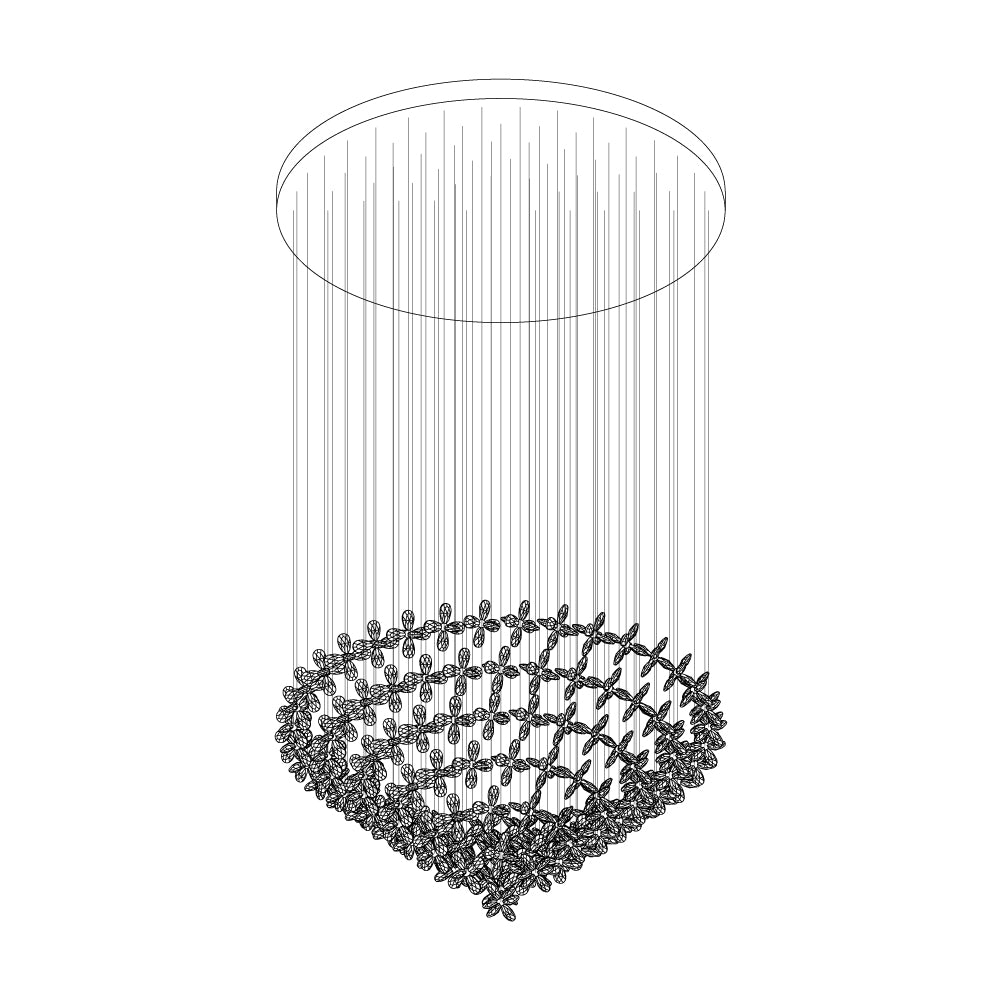 Floating Butterfly Chandelier - Blowlighting
