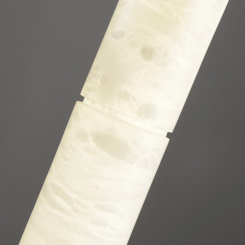 Lira Cylindrical Alabaster Pendant Light - Blowlighting