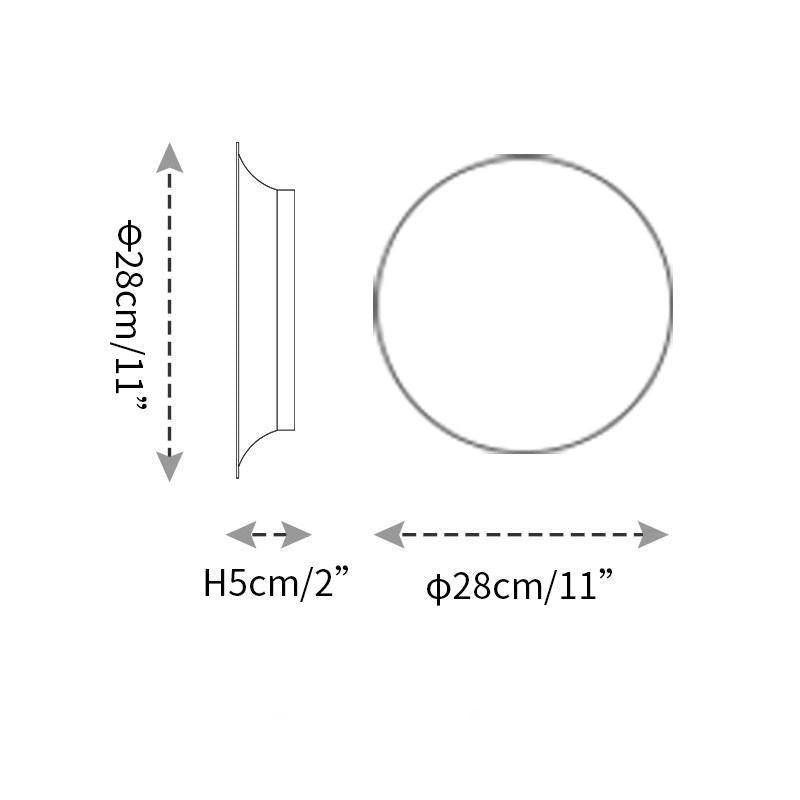 Geometric Disc Wall Lamp - Blowlighting