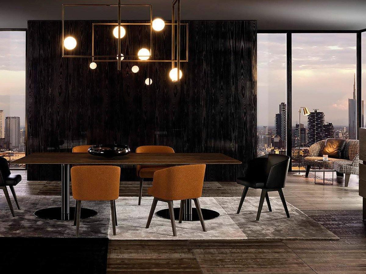 Lustra Chandelier Mondrian Glass Brass Geometric Modern - Blowlighting