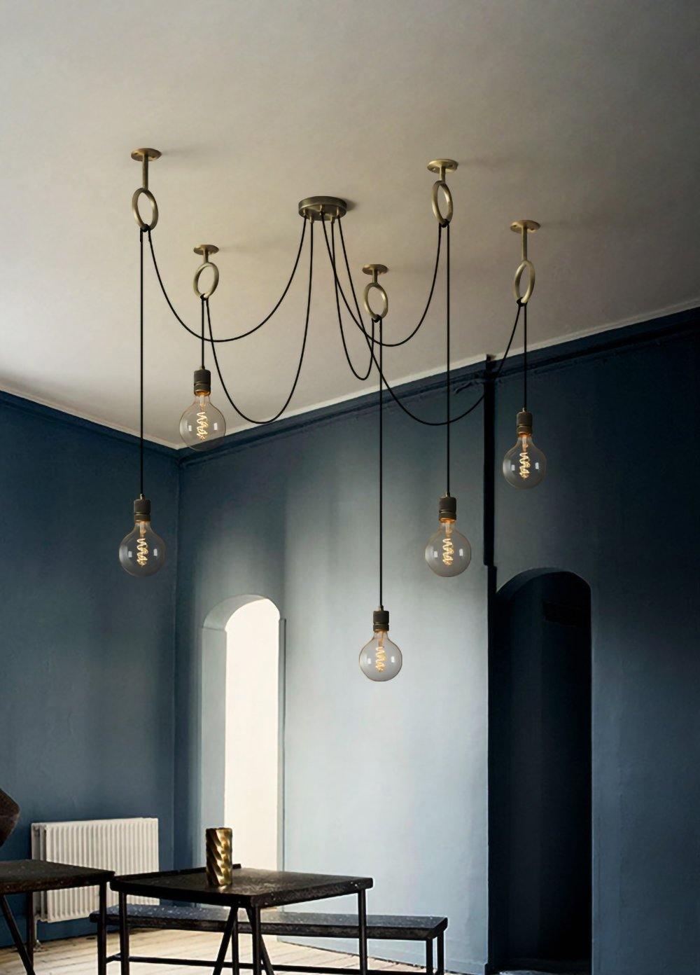 Industrial Spider Chandelier - Blowlighting