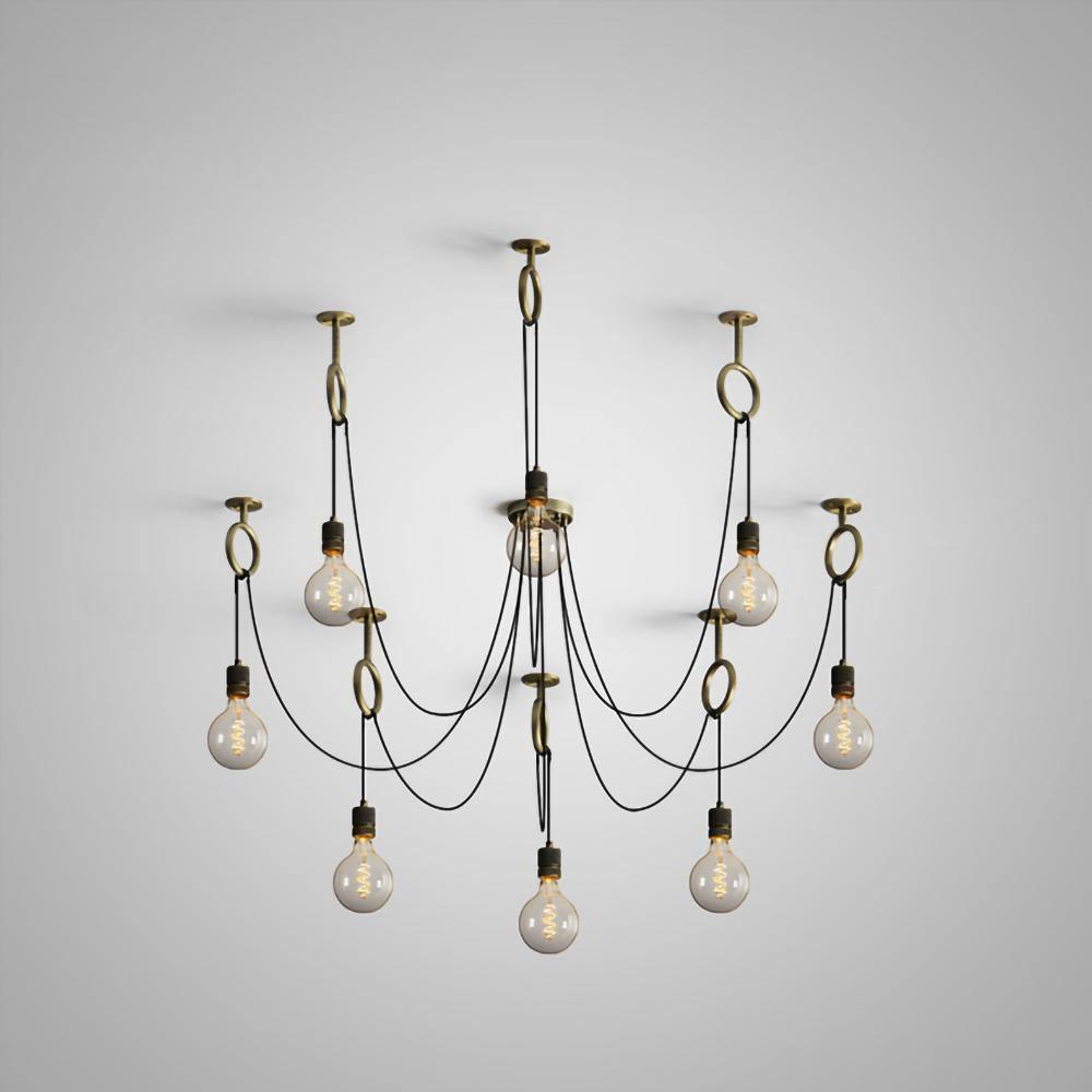 Industrial Spider Chandelier - Blowlighting