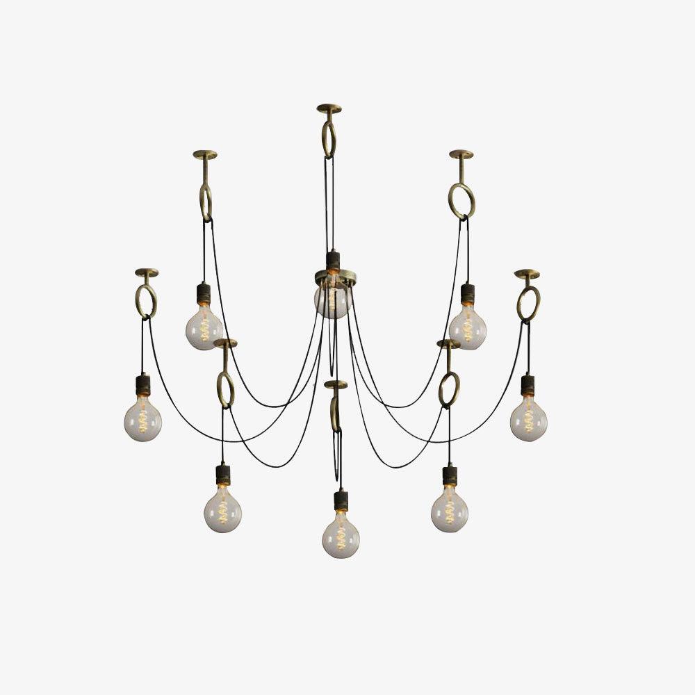 Industrial Spider Chandelier - Blowlighting