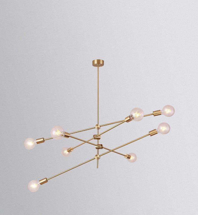 Edward Modern Metal Chandelier - Blowlighting