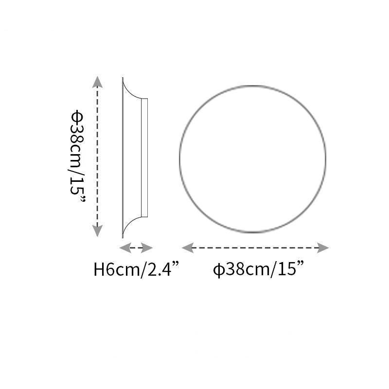 Geometric Disc Wall Lamp - Blowlighting