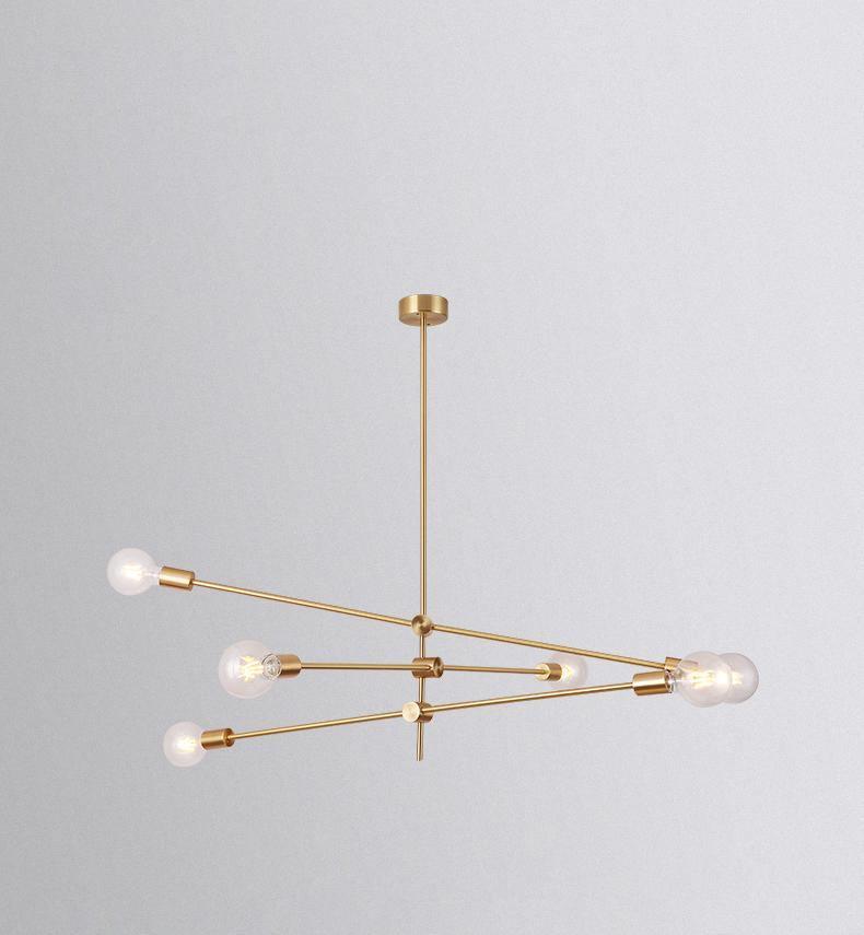 Edward Modern Metal Chandelier - Blowlighting