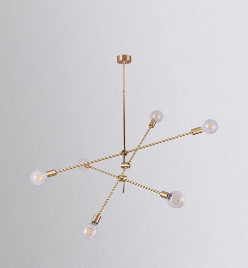 Edward Modern Metal Chandelier - Blowlighting