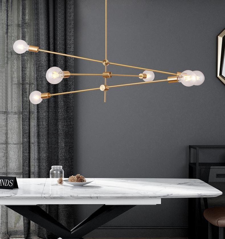 Edward Modern Metal Chandelier - Blowlighting