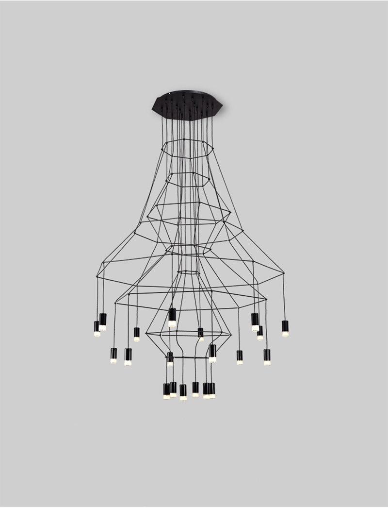 Lines Chandelier - Blowlighting