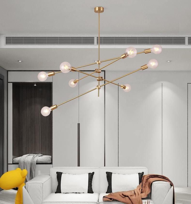 Edward Modern Metal Chandelier - Blowlighting