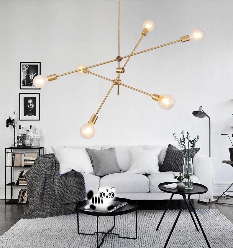 Edward Modern Metal Chandelier - Blowlighting