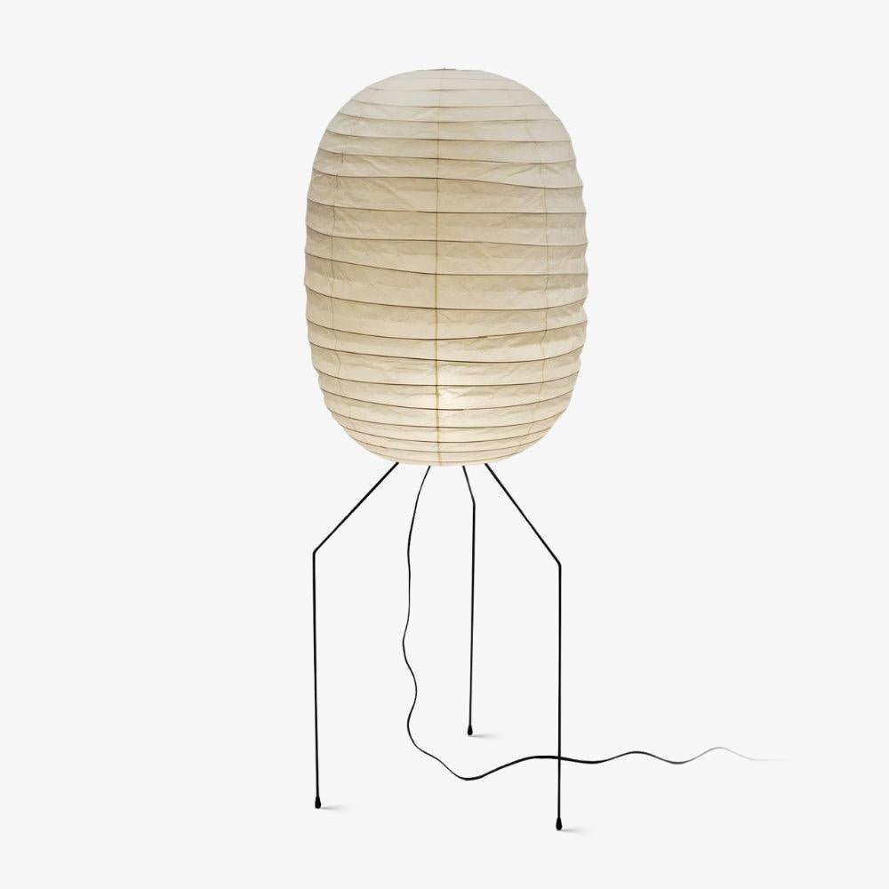 Ellipsa Rice Paper Lantern Floor Lamp - Blowlighting