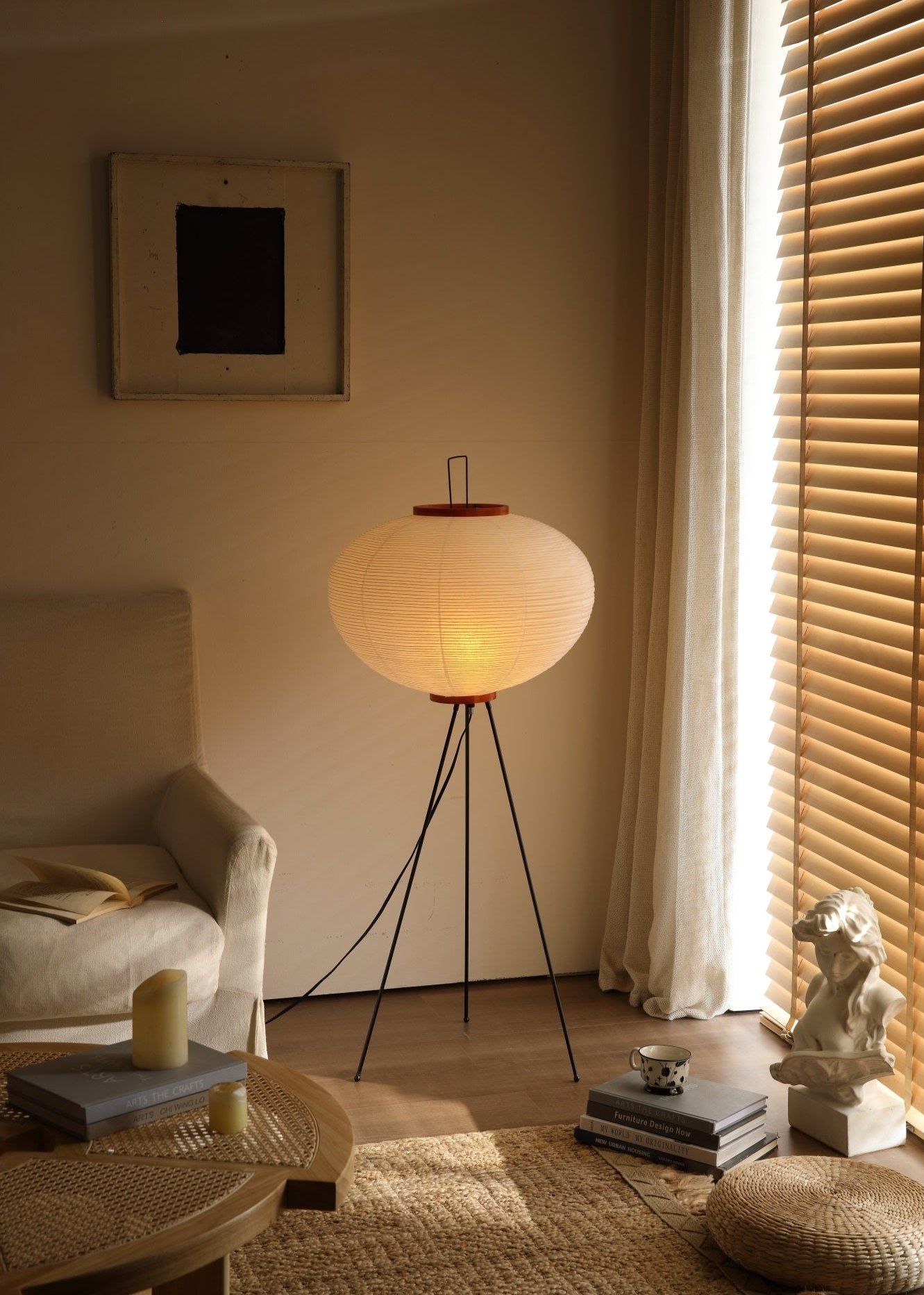 Rice Paper Floor Lamp - Blowlighting
