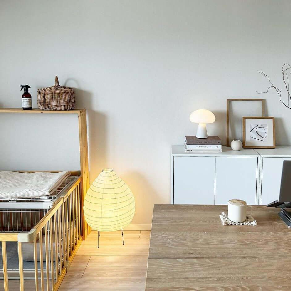 Washi Paper Lantern Table Lamp - Blowlighting