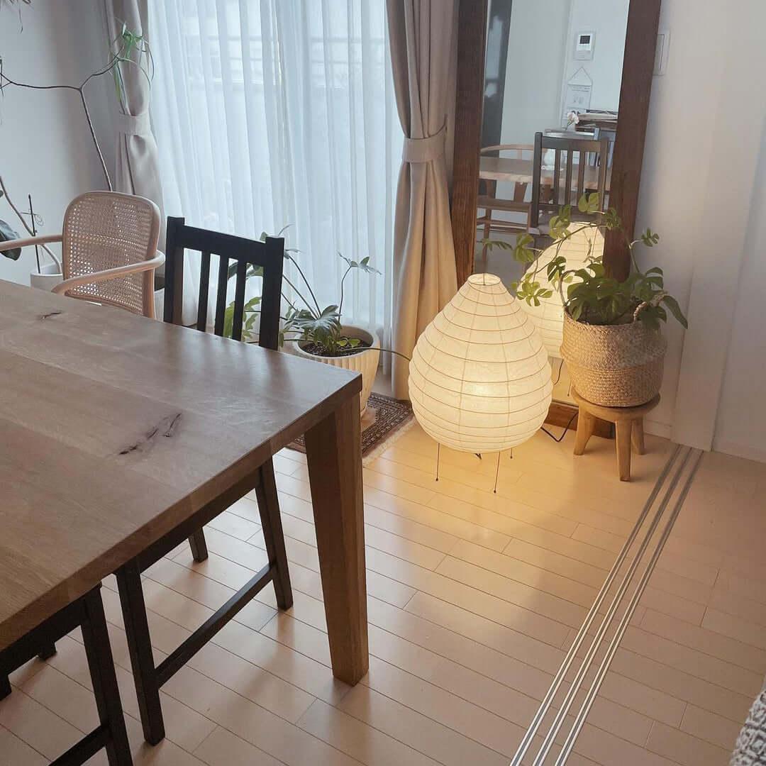 Washi Paper Lantern Table Lamp - Blowlighting