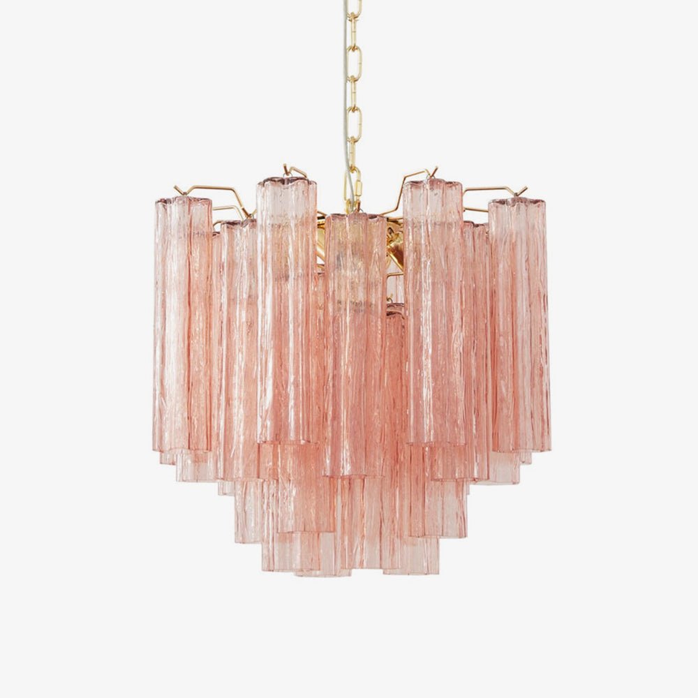 Aurora Chandelier Glass Tube Layered Luxury - Blowlighting