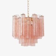 Aurora Chandelier Glass Tube Layered Luxury - Blowlighting