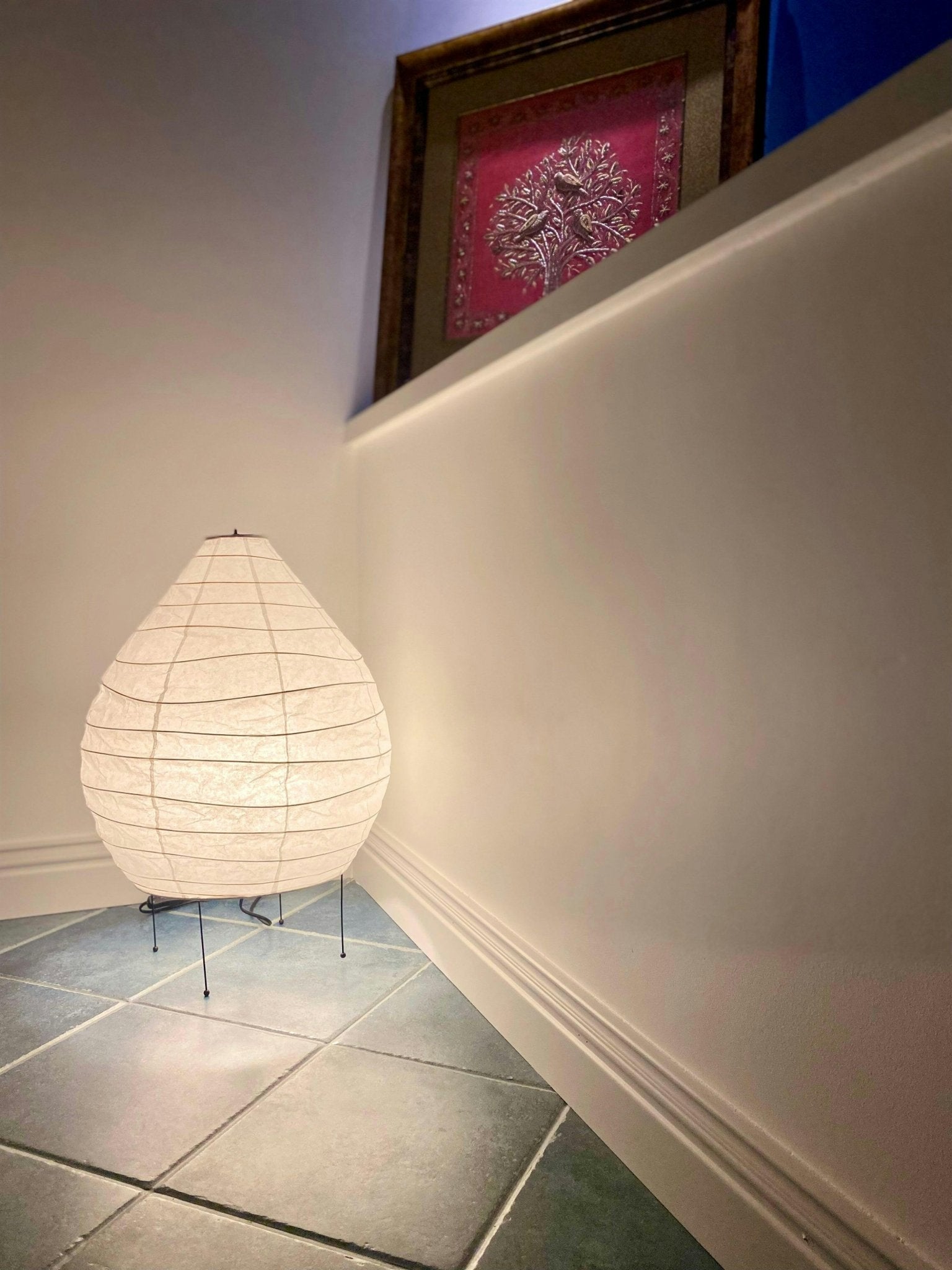Washi Paper Lantern Table Lamp - Blowlighting